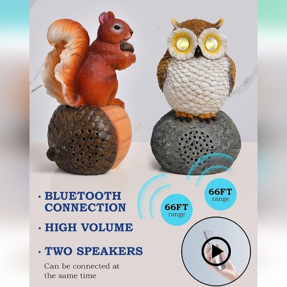 AXOSO Squirrel Bluetooth Speaker--Outdoor/Waterproof/Bluetooth - Picture 3 of 10